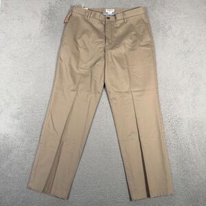 Dockers Pants Mens 34x30 Tan Brown Signature Khaki Classic Fit Stretch New